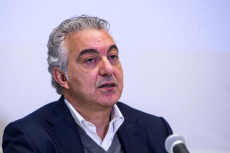 Il commissario per l'emergenza, Domenico Arcuri, in conferenza stampa a Roma, 05 novembre 2020.