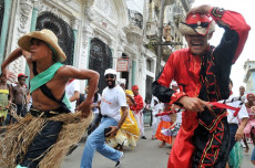 Balli durante il "III Encuentro Internacional de la Rumba" a L'Havana, Cuba