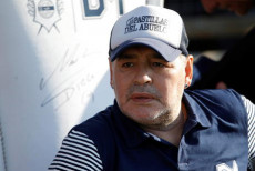 Il fuori classe argentino Diego Armando Maradona "il Pibe de oro".
