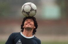 Diego Armando Maradona in una foto d'archivio.