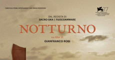 Il cartellone del film Notturno di Gianfranco Rosi.