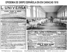 Epidemia de gripe española en Venezuela en 1918.