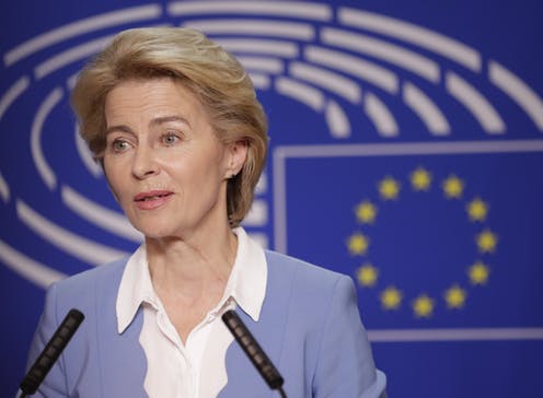 La presidente della Commissione Europea Ursula von der Leyen.