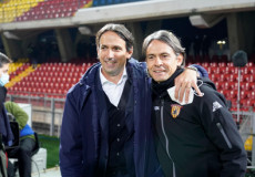 I fratelli Filippo (S) e Simone (D) Inzaghi.