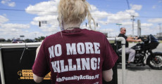 Manifestazione contro la pena di morte in USA.