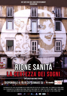 Il cartellone del docufilm di Massimo Ferrari "Rione Sanità".
