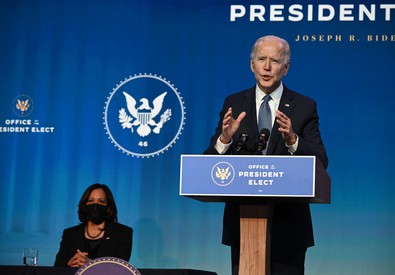 Il presidente eletto Joe Biden e la sua vice Kamala Harris