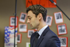 Il candidato democratico Jon Ossoff per il ballottaggio al Senato in Georgia, USA.