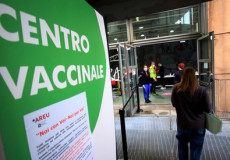 Un Centro vaccinale n Italia.