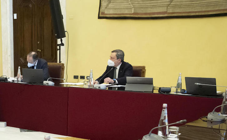Prosegue il secondo giro di consultazioni del presidente del Consiglio incaricato, Mario Draghi, con le forze politiche.
