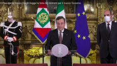 Il Presidente del Consiglio Mario Draghi rende nota la composizione del Governo