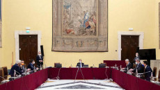 Il Presidente del Consiglio incaricato Mario Draghi incontra a Montecitorio una delegazione dei partiti, 04 febbraio 2021.