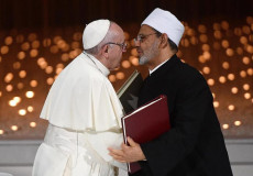 Papa Francesco e Ahmed al-Tayeb.