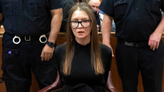 Anna Sorkin in aula durante il processo.