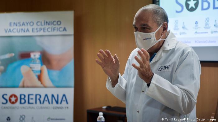 Vicente Vérez, direttore dell' Instituto Finlay de Vacunas de la Habana, Cuba.