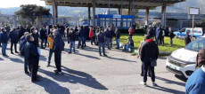 Lavoratori della Blutec manifestano a Termini Imerese.
