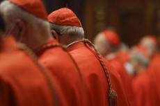Cardinali nella Basilica di San Pietro..