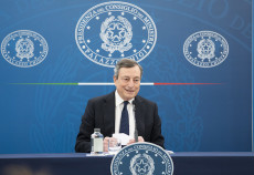 ll Presidente del Consiglio Mario Draghi illustra in conferenza stampa il Decreto Sostegni.