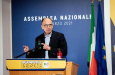 Enrico Letta nel suo intervento in assemblea Pd, Roma
