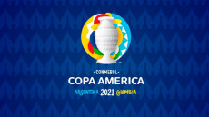 Logo della Coppa America che si disputerá tra il 13 giugno e 10 luglio.