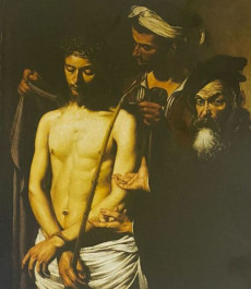 La tela dell'Ecce Homo, custodita nel Palazzo Bianco a Genova e attribuita nel 1952 a Caravaggio dallo storico dell'arte Roberto Longhi.