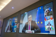 Il Presidente del Consiglio, Mario Draghi, interviene al Leaders Summit on Climate.