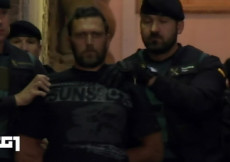 Il criminale serbo Norbert Feher alias Igor il Ruso in un Fermo immagine dal TG1.