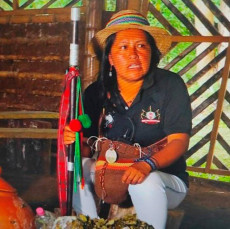 La governatrice indigena della Colombia Sandra Liliana Peña Chocué.