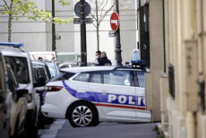 Un auto della polizia francese in un'immagine d'archivio.