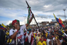 Manifestazione in Colombia contro la riforma fiscale.