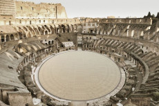 Come sarà l'arena del Colosseo.