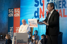 Il Presidente del Consiglio Mario Draghi è intervenuto agli Stati Generali della Natalità, alla presenza di Papa Francesco.