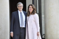 Bill e Melinda Gates in un' immagine d'archivio.