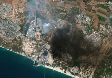 Immagine satellitale di Ashkelon.