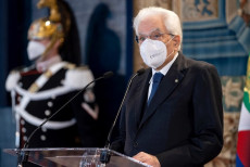 Il presidente della Repubblica Sergio Mattarella in una foto d'archivio.