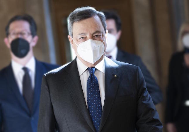 Il presidente del Consiglio, Mario Draghi, in una foto d'archivio.