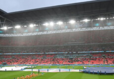 Lo stadio di Wembley a Londra.