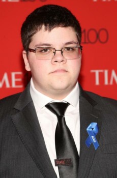 L'adolescente trangender Gavin Grimm durante la Gala della rivista Time in New York,. Archivio