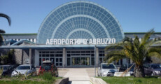 Pescara, vista esterna dell'Aeroporto d'Abruzzo.