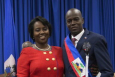 Il presidente di Haiti Jovenel Moise e la moglie Lady Martine.