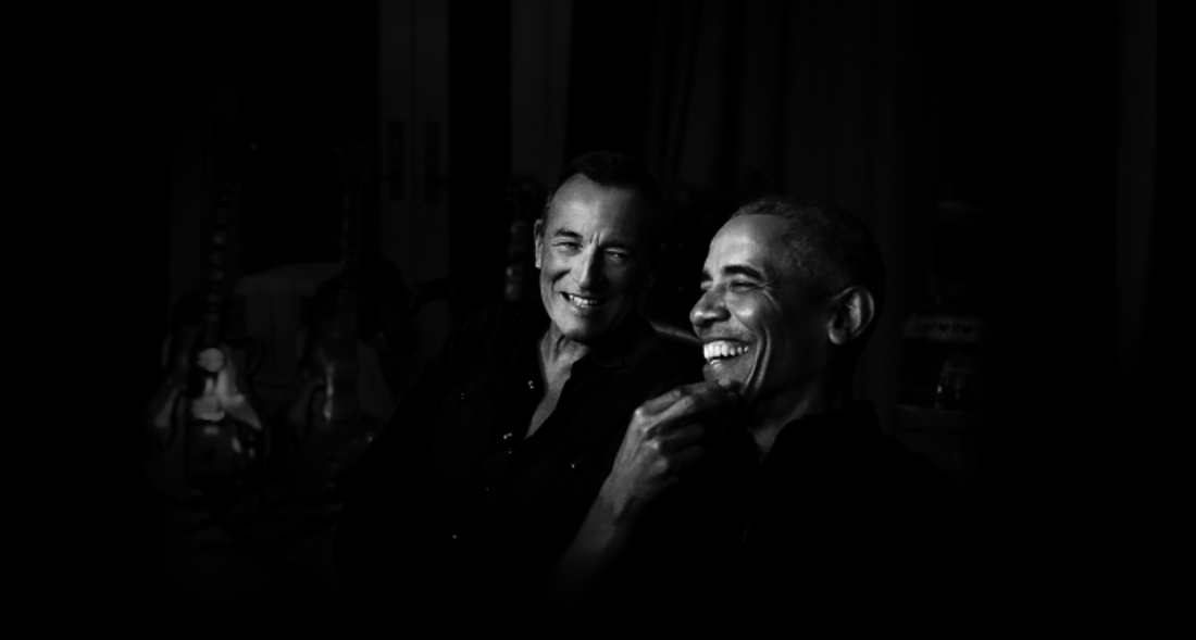 Barack Obama e Bruce Springsteen.