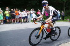 Matej Mohoric, il vincitore della tappa di oggi al Tour de Faance, in una foto d'archivio.