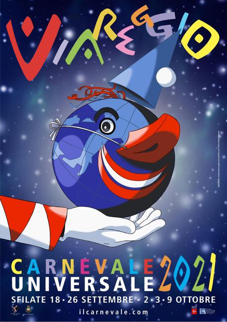 Carnevale Viareggio: manifesto edizione 2021