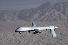 Un'immagine del drone MQ-1 Predator rilasciata dall'ufficio stampa delle Forze Armate americane