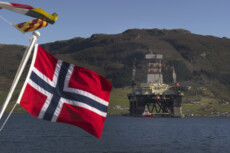 Piattaforma petrolifera in Norvegia.