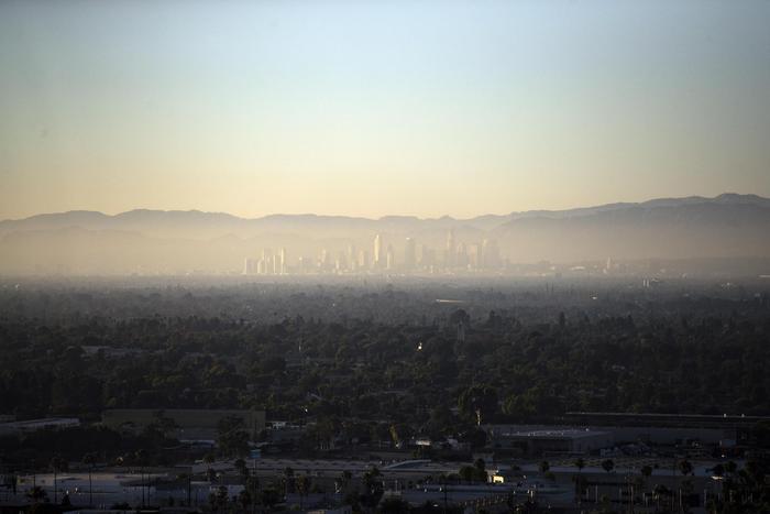 Vista della zona intorno a Los Angeles, California.