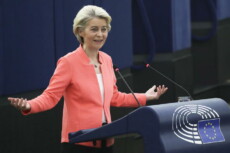 La Presidente della Commissione Europea Ursula von der Leyen.