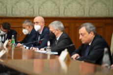 Il Presidente del Consiglio, Mario Draghi, incontra i rappresentanti di LEU, in vista della discussione parlamentare sulla Legge di Bilancio
