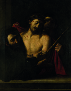 Il quadro "La Coronación de espinas" (dal catalogo Ansorena) attribuito al circolo di José de Ribera (secolo XVII), ritirato dall'asta della Casa Ansorena, che partiva con una base di 1500 euro, ma che potrebbe essere un Caravaggio.