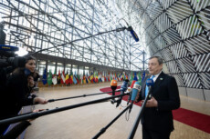 Dichiarazioni alla stampa del Presidente del Consiglio, Mario Draghi, al termine della Riunione informale dei Membri del Consiglio europeo sulla crisi russo-ucraina.